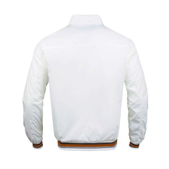 Varsity Bomber‎ Jacket Casual Jacket Zip Up Lightweight Sport - Picture 2 of 8